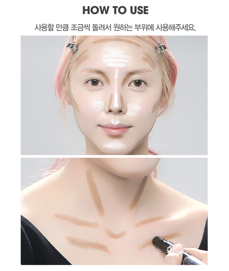 [Big Cat Home] Etude House etude house bóng cao gấp đôi khả năng sửa chữa đầu gậy Foundation Foundation phấn nhũ highlight
