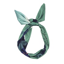 Hipster Japanese Printed Rabbit Ear Hairband Hairband Hairband Wire Simple Joker kouga Scarf Straight Hairband