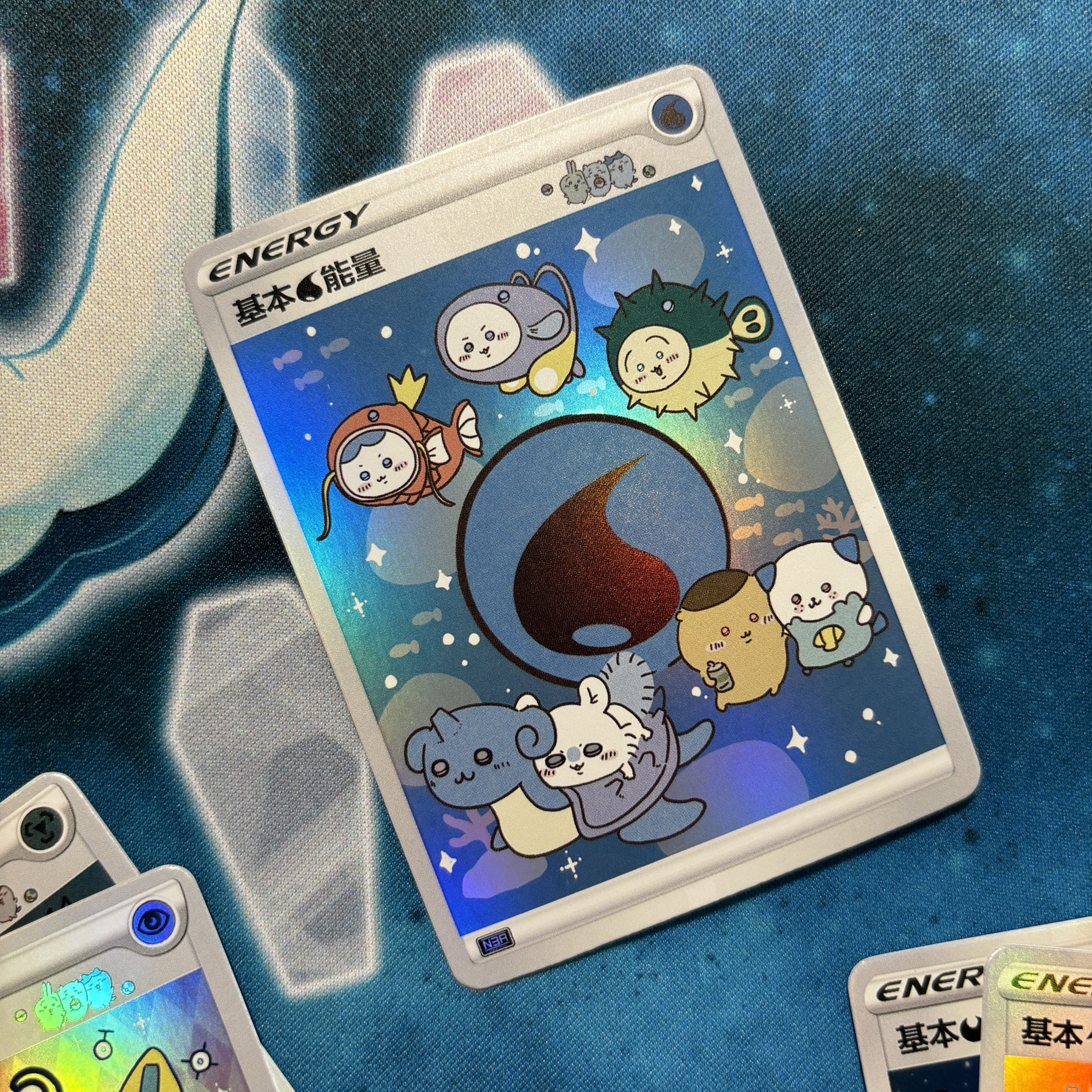 Настольная игра 关注领券【chiikawa】宝可梦ptcg代牌同人能量 N3A