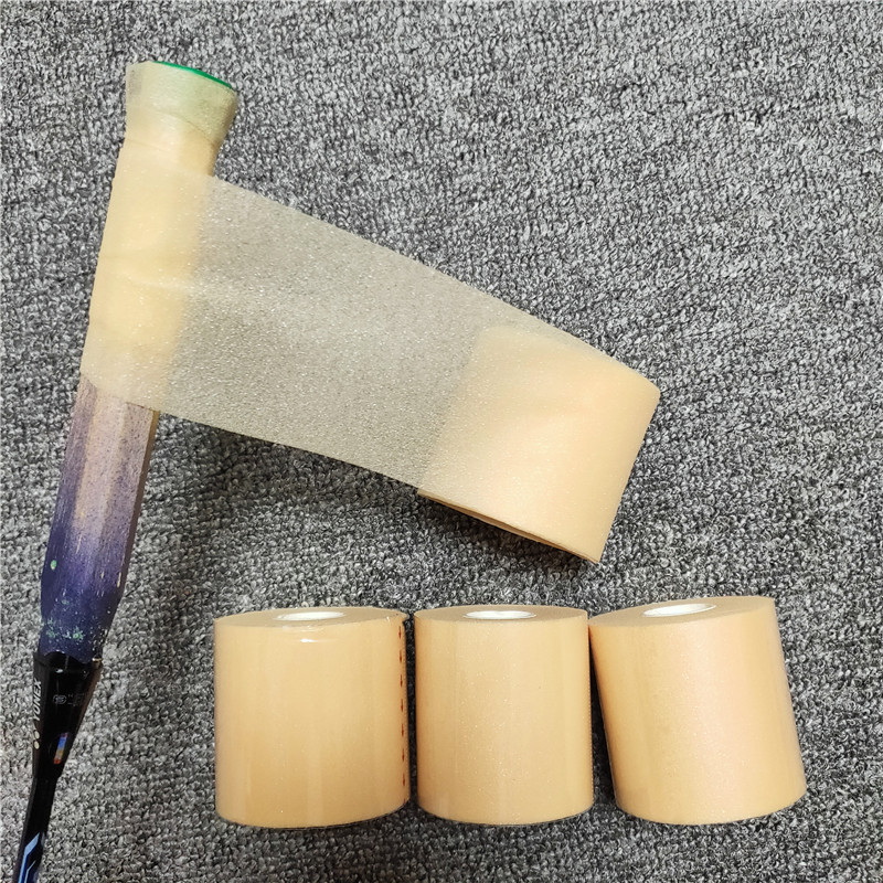 Badminton racket buffer film badminton hand glue base film skin film grip handle shock-proof bottom rubber film shock-absorbing film