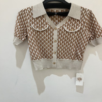 JESSIE counter 2023 spring and summer short-sleeved sweater JMSCM237-1499