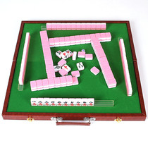 30mm Mini mahjong portable with table tourist dormitory sleeping room home cute cartoon small number mahjong card
