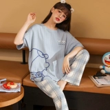 Милый корейский комплект для отдыха, популярно в интернете, короткий рукав