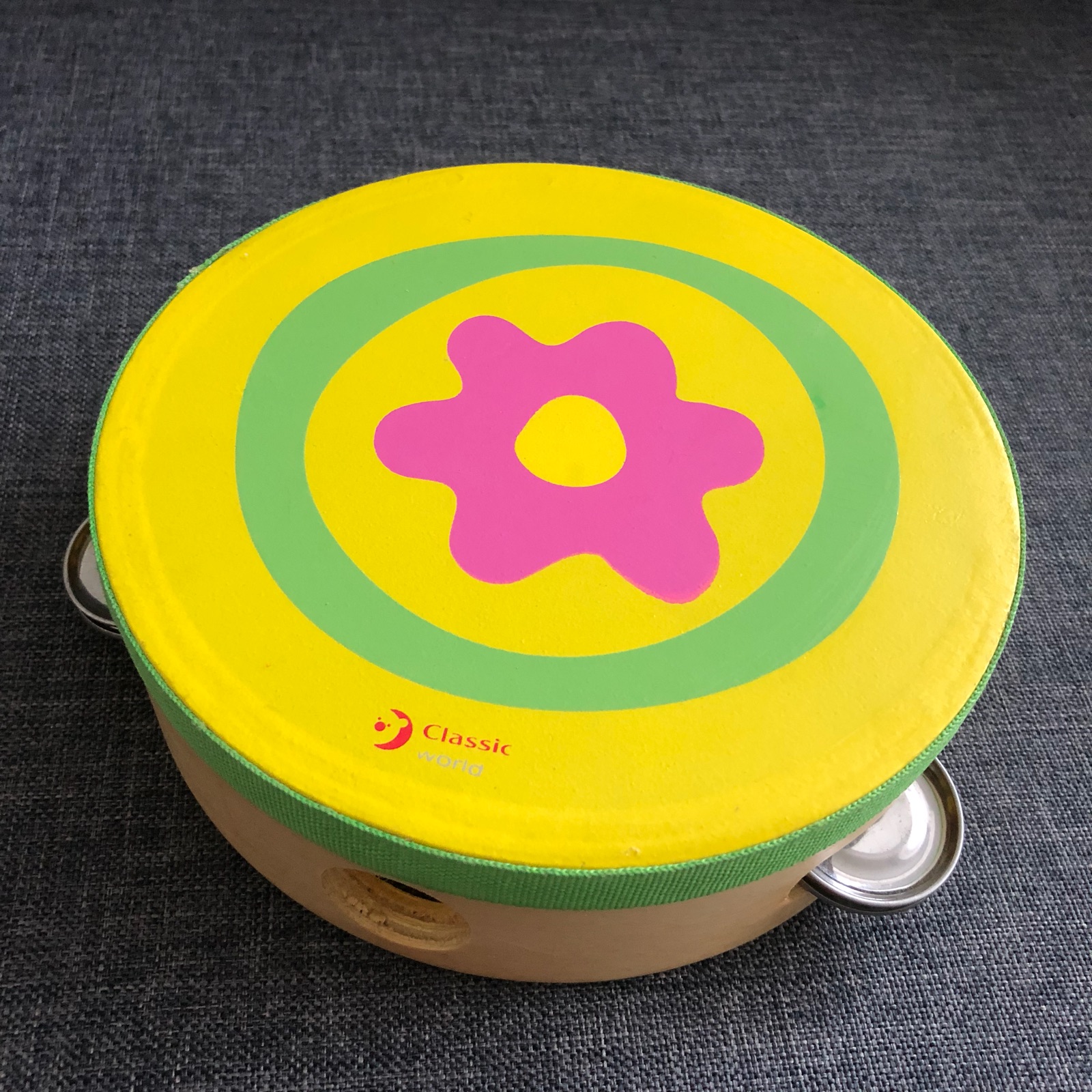Đồ chơi âm nhạc cho trẻ em, Orff, nhạc cụ, đồ chơi tambourine, đồ dùng dạy học mẫu giáo đồ chơi âm nhạc cho trẻ mầm non