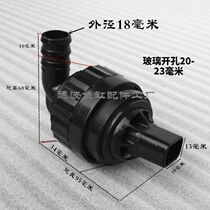 360 new filter aquarium filter material blowing water seawater fish tank rotating duckbill head fish tank filter