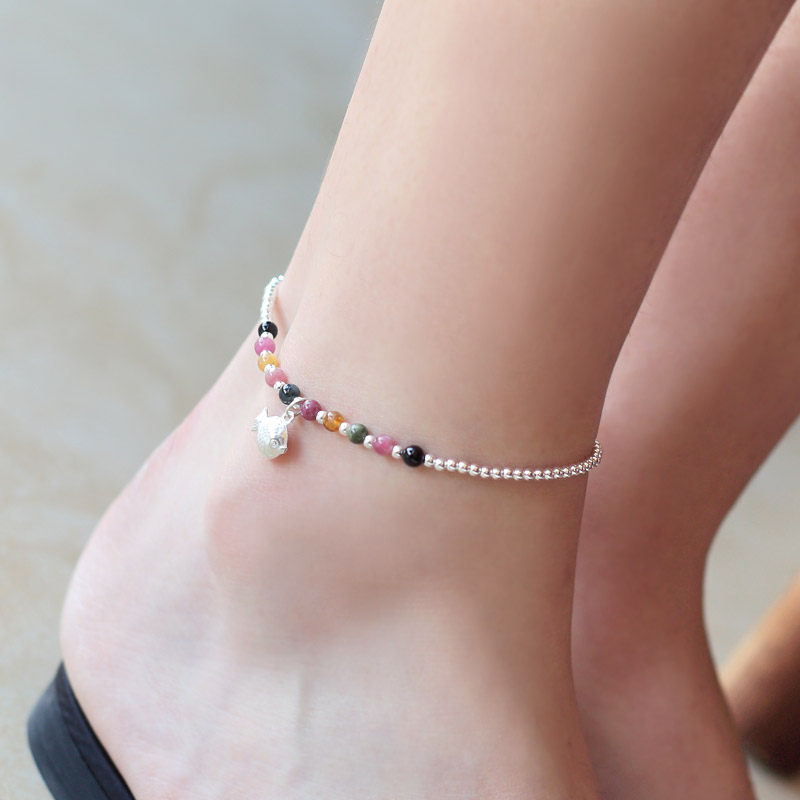 Bracelet de cheville Femme OTHER   en Argenterie - Ref 3104061 Image 1