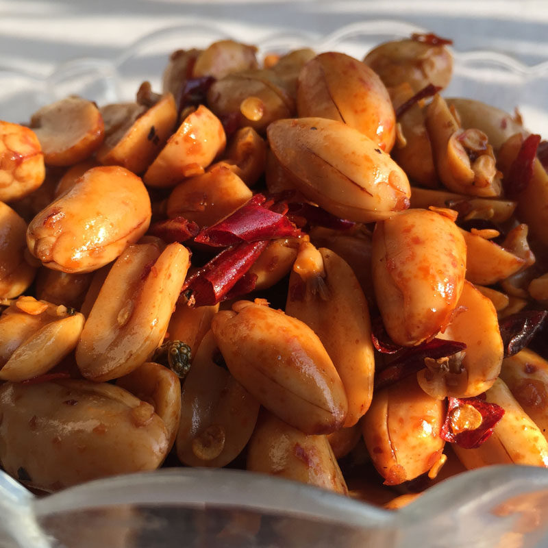 Sichuan specialite spicy spicy and spicy peanut grain lower wine mate 175 gr packs 6 packets of free mail