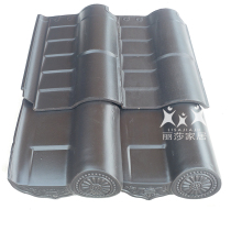 Antique tile roof old-fashioned new Chinese style all-porcelain glazed tile rural roof ceramic tile ancient courtyard ancestral hall