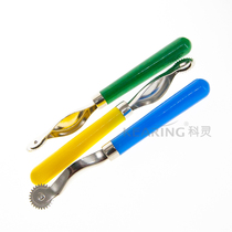 kearing Coring clothing printing wheel wooden handle color plastic handle printing wheel tooth tracing DT10