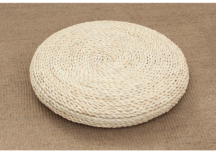 Futon đệm biên soạn ngô lông Khan, phòng xông hơi thảm tập yoga thảm dệt tay và đế lót ly vội vã chiến đệm tròn - Ghế đệm / đệm Sofa đệm lót ghế tựa lưng