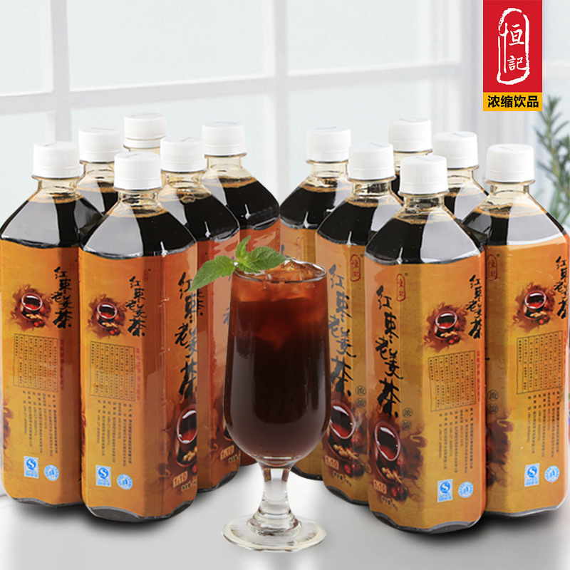 Constant note red dates old ginger tea concentrated juice concentrate old ginger juice 1000g milk tea raw material whole box 12 bottles