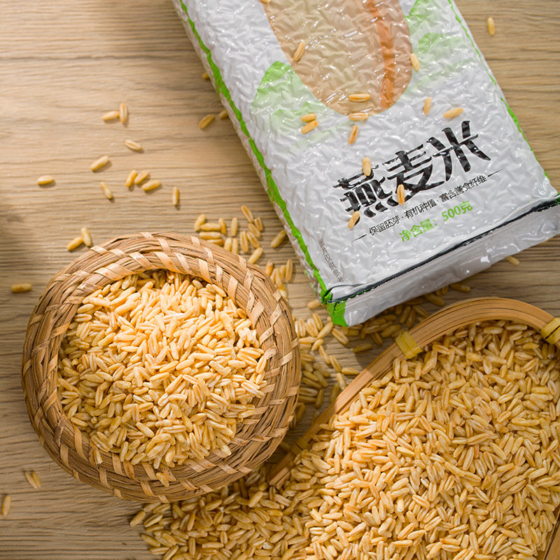 ten Taste Dads Baby Toddler Organic Oats New Mi Children Minor Cereals Rice Cereals Cereals 500g * 3 Bagged