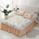 phim hoạt hình bông bedspread giường váy một mảnh giường bụi trải giường trượt bông ruffle tay 1.5m1.8m trẻ em - Váy Petti