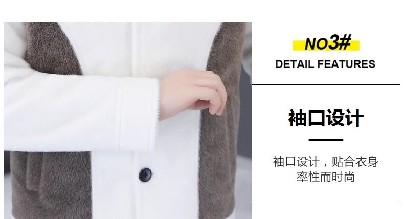 Меховая одежда 冬季男士水貂绒毛呢外套翻领加绒加厚潮流短款风衣男装青年仿皮草 Khj