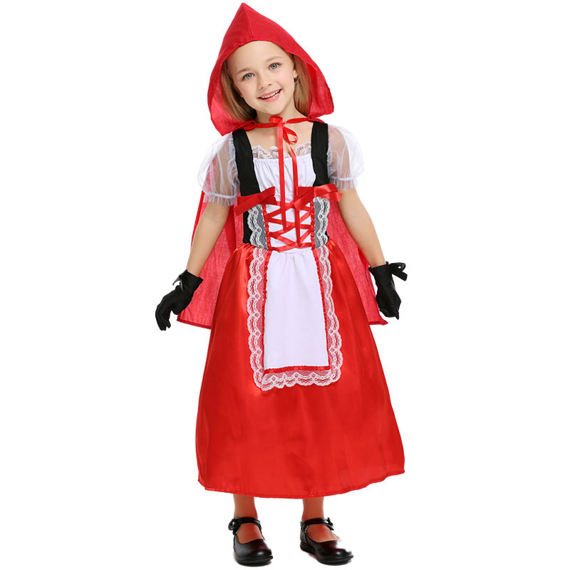 Children's Little Girl Danish Traditional National Clothing Fairy Tale Princess Cos Dress-up Adult