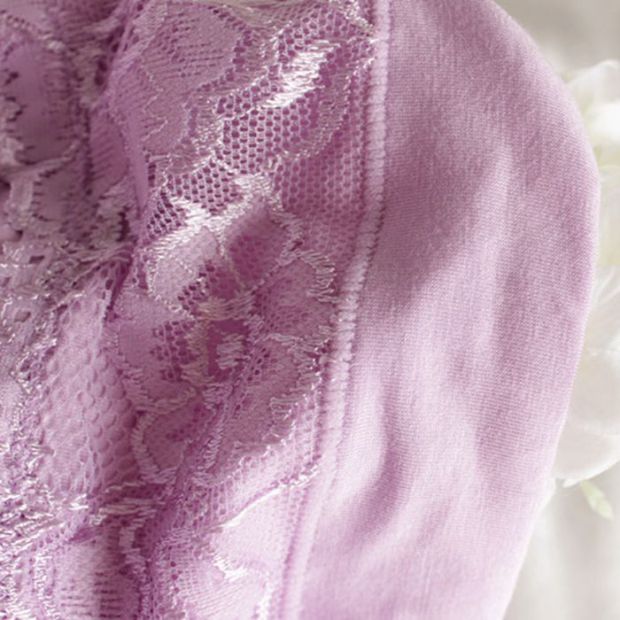 Modal sợi tre ren giữa eo kích thước lớn không có dấu vết tam giác nữ đồ lót hơn cotton thoải mái quần lót nữ
