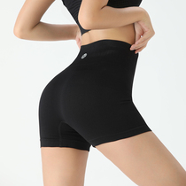 Summer sports shorts womens high waist hip peach yoga pants Stretch tight three-point pants Running quick-drying fitness pants