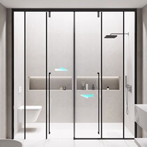T type a double-purpose shower room mobile door sliding door bath room bath screen dry and wet separation custom toilet overall shower