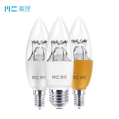 智能灯泡LED球泡天猫精灵语音控制蜡烛灯