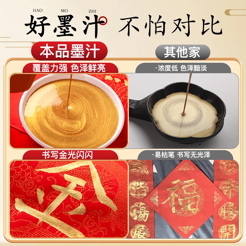 如何选择适合的艺术春联金色墨汁?