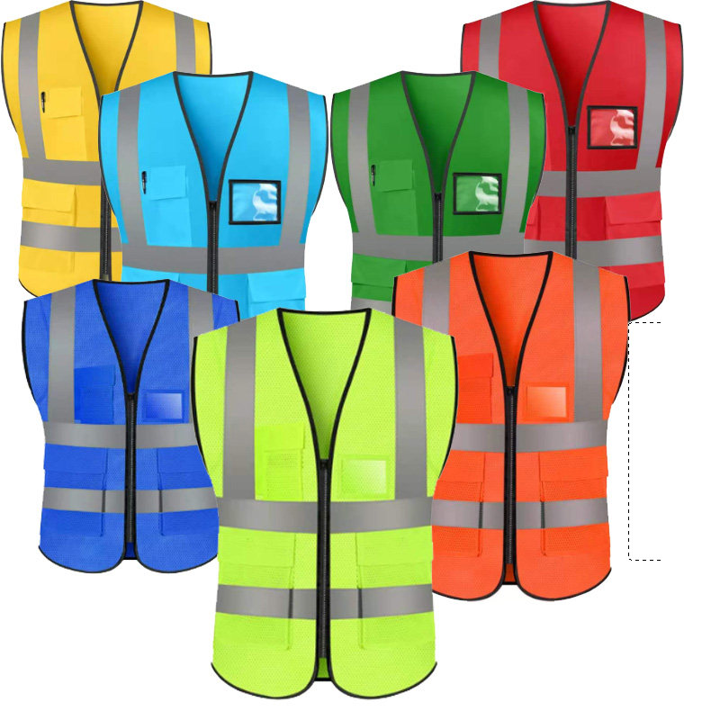 Reflective waistcoat Vest Construction Site Construction Safety Clothing Traffic Riding Ring Acropolis