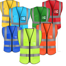  Reflective vest vest Construction site construction safety clothing Traffic riding sanitation clothes