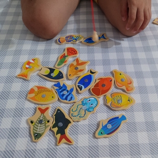  达拉儿童磁性钓鱼玩具