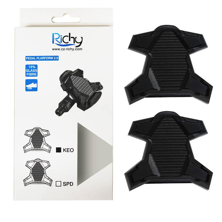 Lock pedaling to flat-plate Highway bike lock step-to-flat converter shimano LOOK highway pedaling