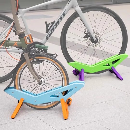 Sukou Outdoor Mountain Bike Parking Rack, Road Bike Parking Rack, Simple and Portable Home Wall Auxiliary Diagonal Foot Support