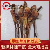 Forest frog dry with leg with spine pure dry forest frog leather without snow clam seed National