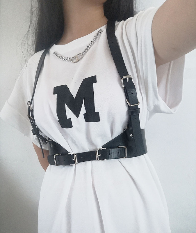 Belt for Women, Punk Style, Functional, Strap-Style Decorative Belt for Suits, Skirts, Dresses, Versatile Waist Cincher