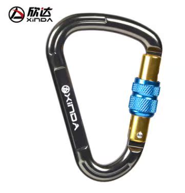 Outdoor Safety Main Lock Climbing Rock Climbing Main Lock Fast Hanging Climbing Climbing Buttoning Wire Buckle D Type Main Lock Outfit