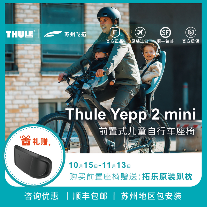 Thule Yepp 2 Mini Front-Mounted Infant and Child Bicycle Portable Safety Seat
