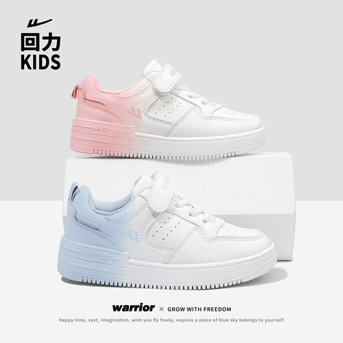Warrior, детские туфли, белая обувь, кроссовки для раннего возраста для мальчиков, спортивная обувь, градиент, для бега