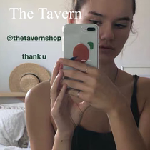  TheTavern personality niche independent creative design geometric color block Sunrise Sunset mobile phone transparent shell