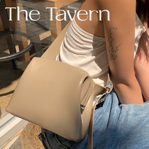 TheTavern Korea OSOI MINI BROT shoulder underarm crossbody cowhide running bag wide shoulder strap steamed buns bag