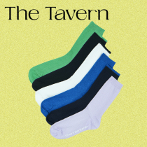 TheTavern ShortSentence Spring and summer offset printing color mid-tube socks Mulberry silk contrast design 6 colors