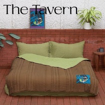 TheTavern JNBYHOME double-sided bed cover 80 Tencel cotton fiber clip autumn air conditioning quilt 2 colors
