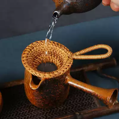 Chinese tea ware Japanese handmade autumn vine tea filter creative stainless steel tea leak Zen kung fu tea set tea ceremony accessories