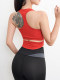 跑步防震定型瑜伽背心式挂脖外穿运动内衣女聚拢镂空美背健身文胸