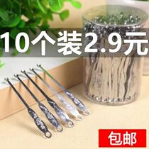 Ear scoop keychain portable ear-out stainless steel elbow traditional fashion home old-fashioned creative earwax earwax