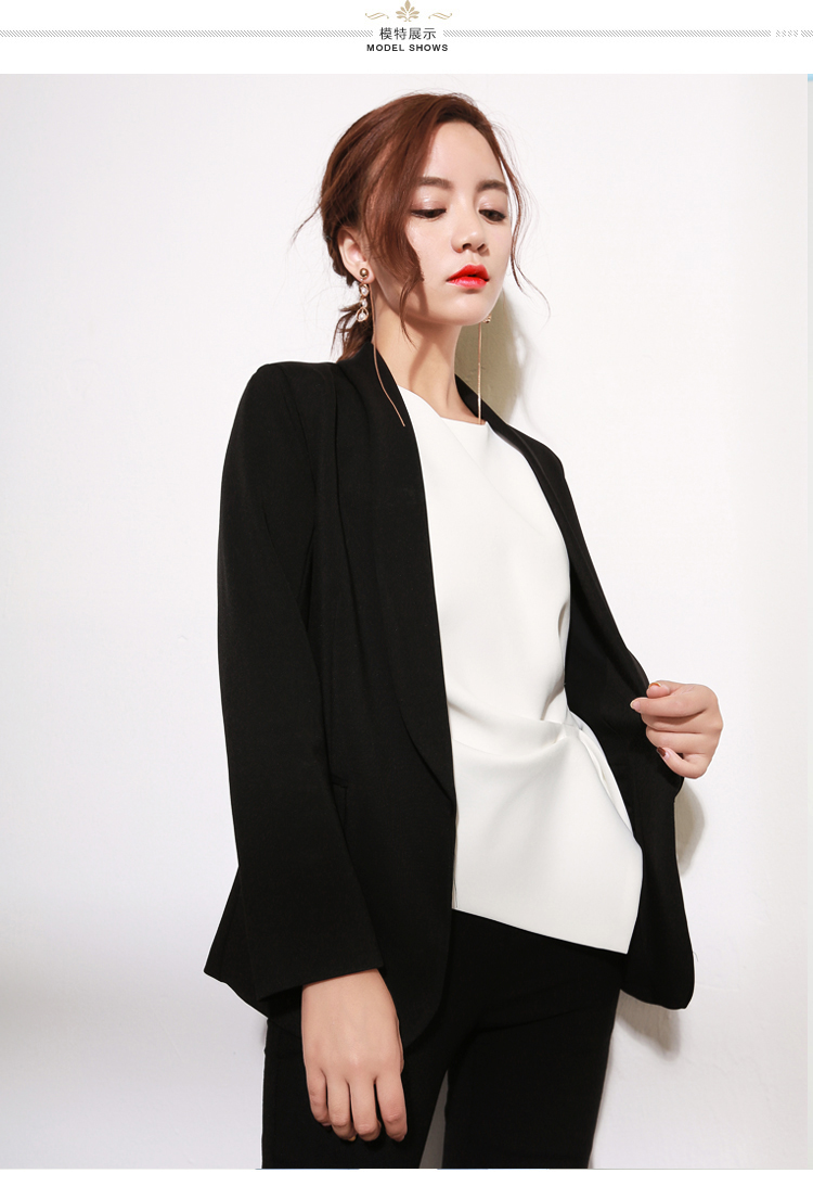 2018 mới mùa hè mỏng phần sang trọng nhỏ phù hợp với áo khoác nữ tay áo bảy điểm Slim Hàn Quốc ngắn giản dị vest trắng nữ đẹp
