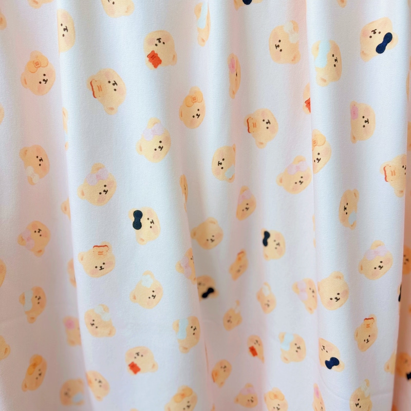 Maternity and Baby Class a Ultra-Soft Pink Teddy Bear Knitted Double-Sided Pure Cotton 1.8m Wide Handmade Fabric 1m Price for Multiple Purchases Maternity and Baby Class a Ultra-Soft Pink Teddy Bear Knitted Double-Sided Pure Cotton 1.8m Wide Handmade Fabric 1m Price for Multiple Purchases