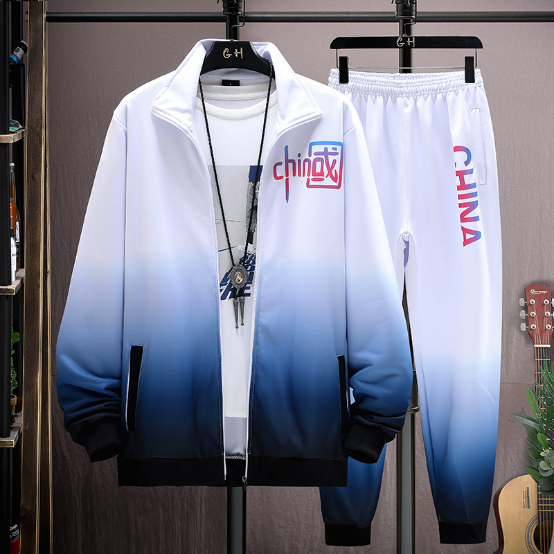 Chinese Red Spring Spring and Autumn Running Casual Student Couple Couple Couple Couple Couple Couple Two Pieces