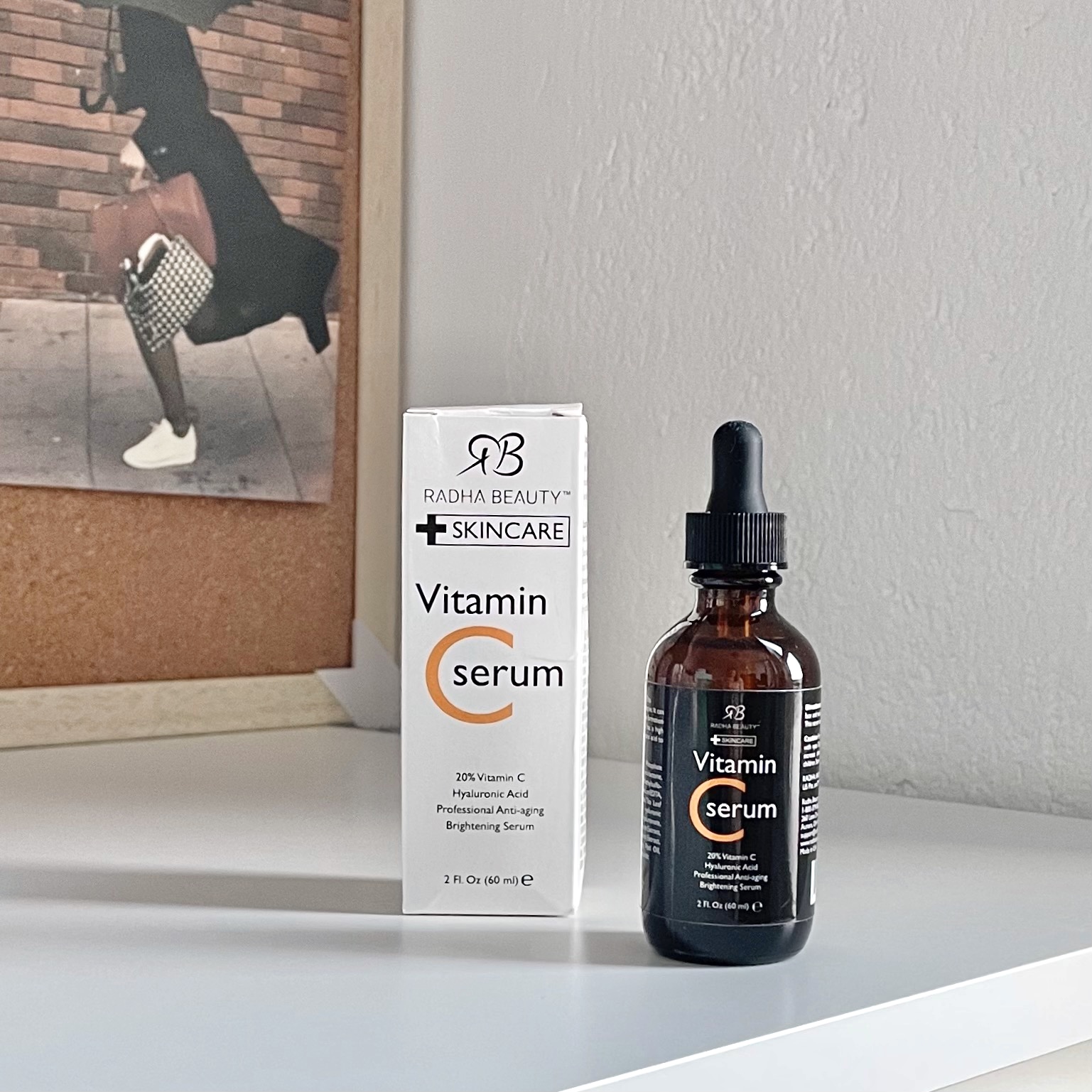 Send face mask RadhaBeauty vitriolic vc essence 60ml Awelic acid antioxidant moisturizing Tie star