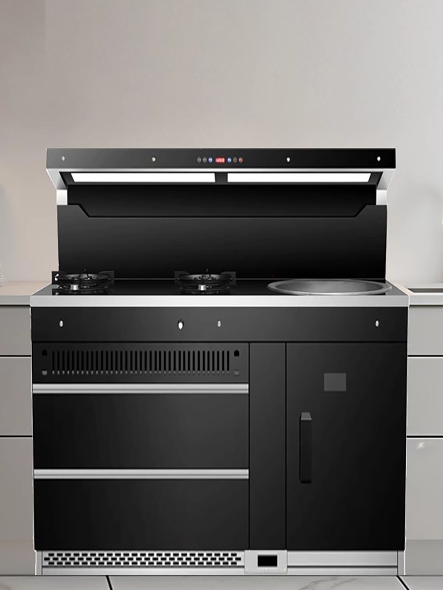 Jinjiuyuda Wood-Fired Stove Integrated Stove for Home Use in Rural Areas, Traditional Stove with Steaming and Baking Functions, New Type of Wood-Fired Stove, Smokeless Stove