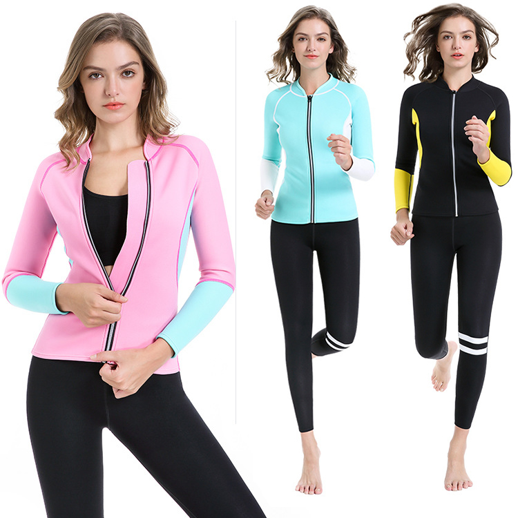 Sweat clothing women's suit weight loss clothing fat burning gym sports running sweat clothing diving fat reducing sweat clothing pants