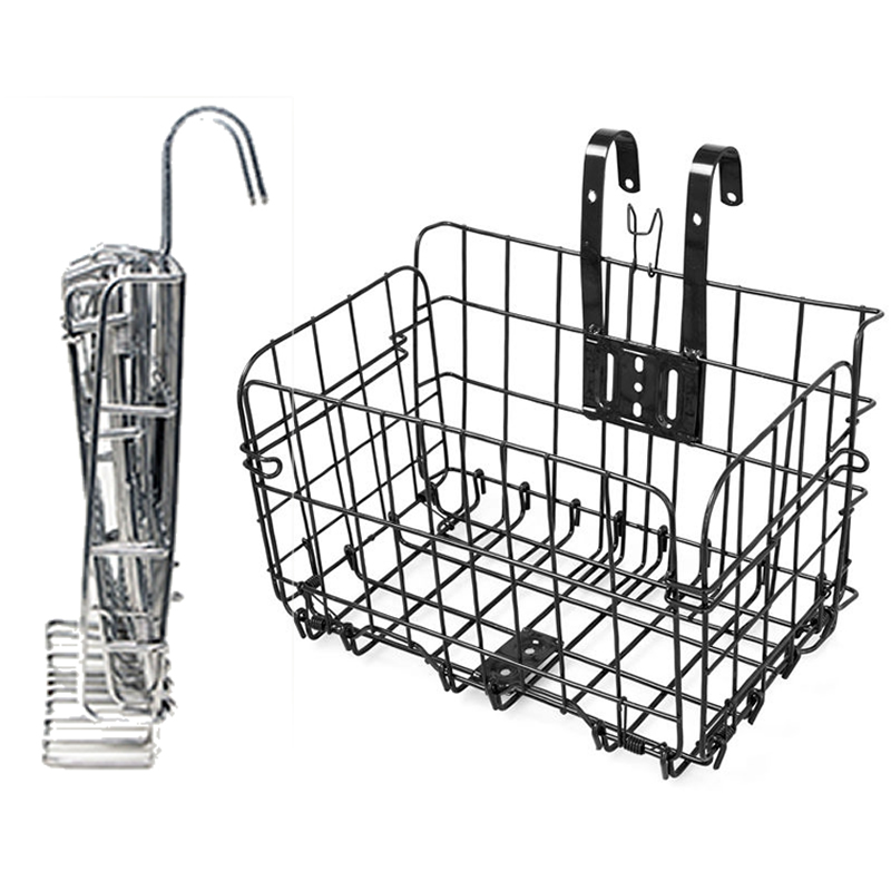 Mountain bike basket Racing blue basket Front basket Rear basket Universal bicycle front basket