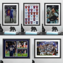 Messi Paris Argentina 21 Americas Cup Signature solid wood frame swing table Decorative Photo Wall Gift Photo Frame