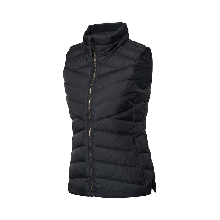 Li Ning xuống vest Bà 2018 thu đông mới đào tạo áo ấm cổ áo cổ áo thể thao nữ AMRN018 áo khoác asics